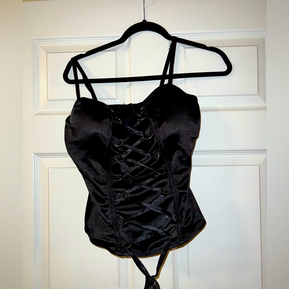 Black corset top